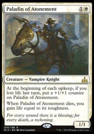 Paladin of Atonement (Rivals of Ixalan) Trading Card