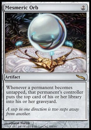 Mesmeric Orb (Mirrodin) Trading Card