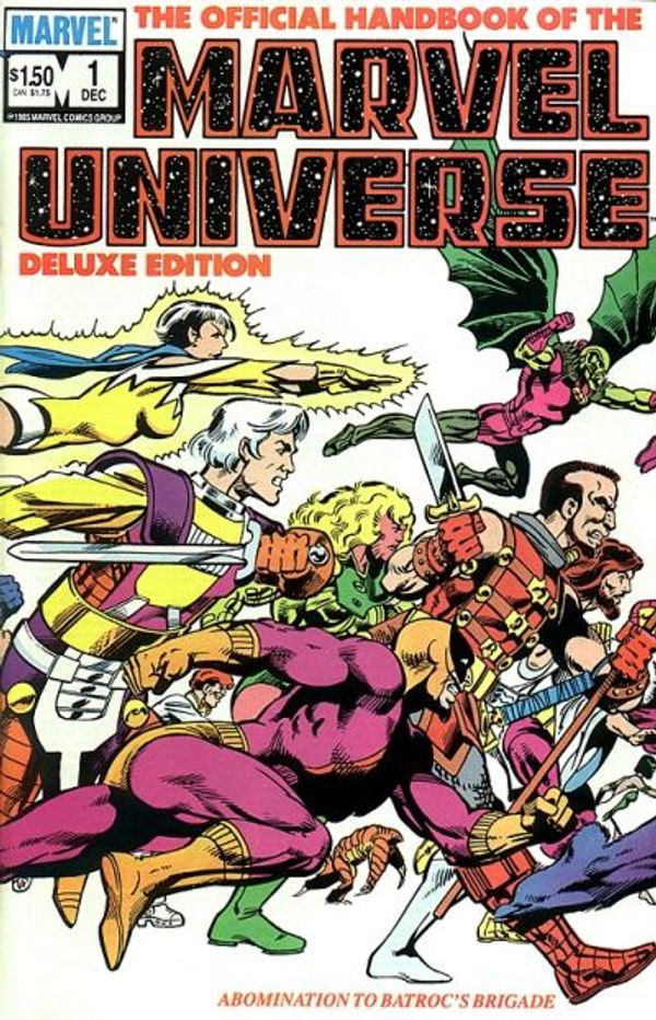 Official Handbook Of The Marvel Universe, The #1