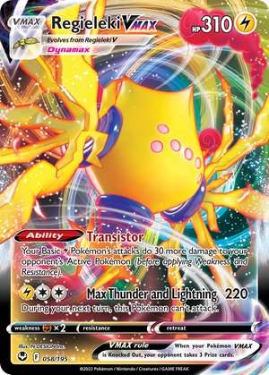 Regieleki VMAX (58/195) - Silver Tempest