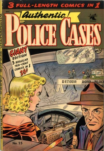 Authentic Police Cases #25 Comic