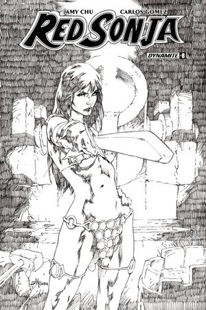 Red Sonja #8 (Cover H 30 Copy Rubi B&w Cover)