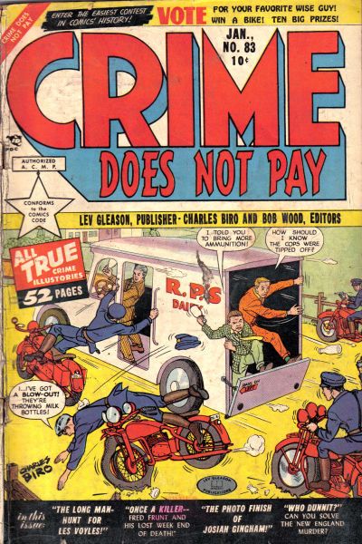 Crime Does Not Pay #83 Comic