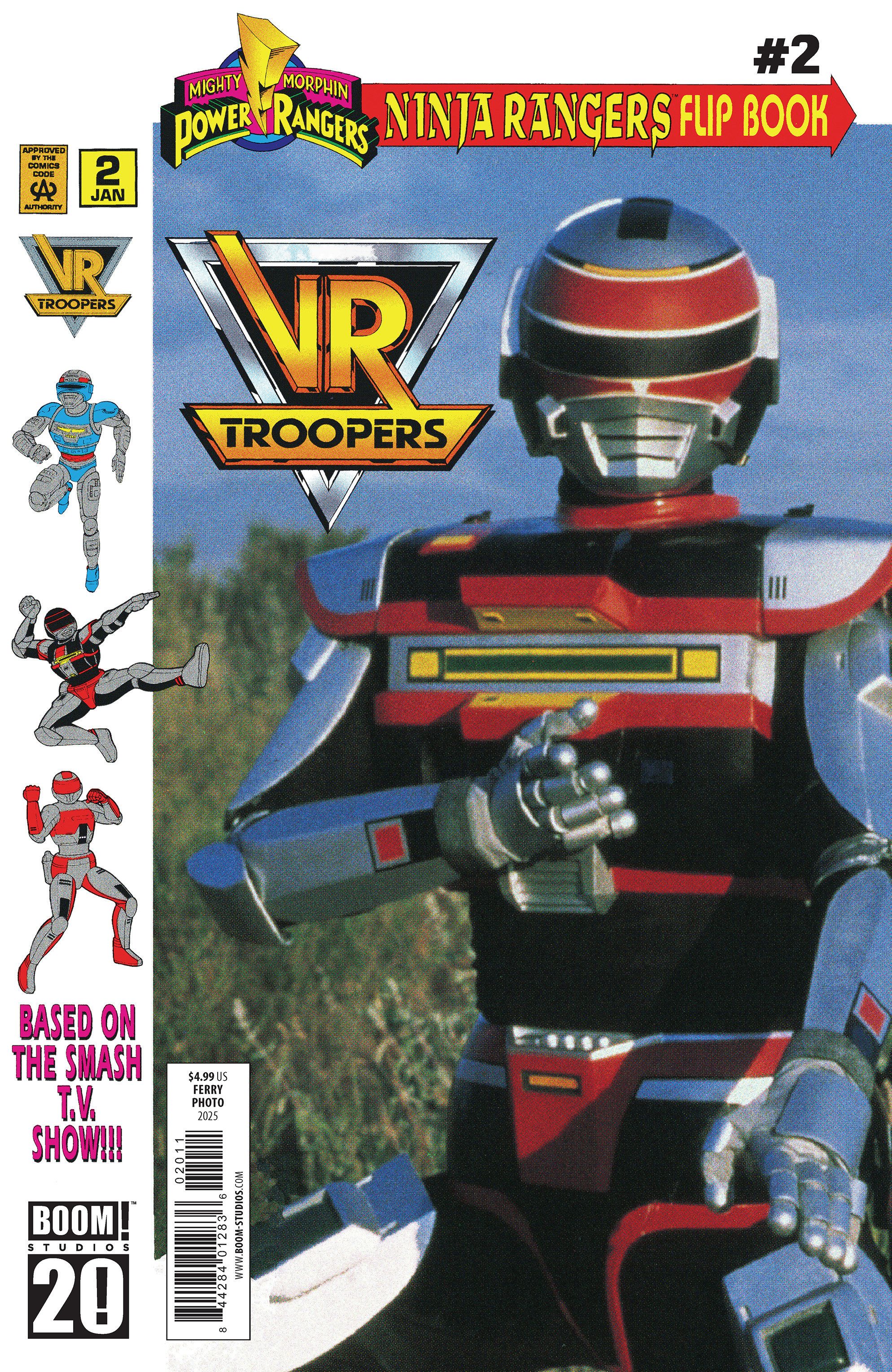 VR Troopers / Power Rangers Flipbook Facsimile Edition #2 Comic
