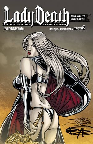 Lady Death: Apocalypse #2 (Century Hindsight Cover)