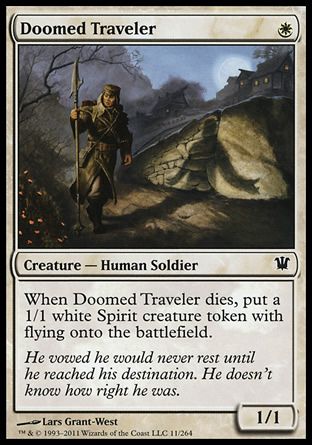 Doomed Traveler (Innistrad) Trading Card