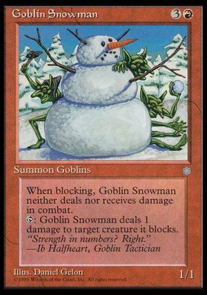 Goblin Snowman (Ice Age)