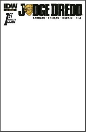 Judge Dredd (ongoing) #1 (Blank Sketch Variant)