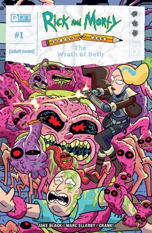 Rick And Morty Finals Week The Wrath Of Beth #1 (Cvr C 1:10 Marc Ellerby Interconnecting Cvr Variant)