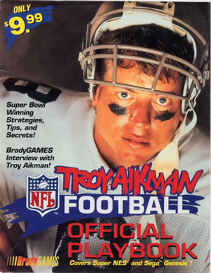 Troy Aikman NFL Football Official Playbook #nn