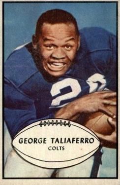 George Taliaferro 1953 Bowman #19 Sports Card