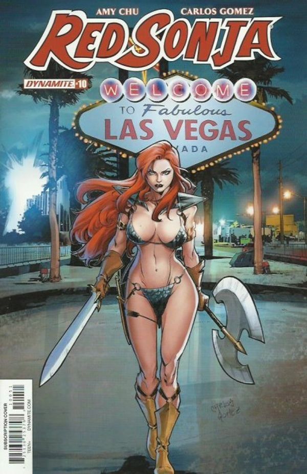 Red Sonja #10 (Cover E Gomez Exclusive Subscription Variant)