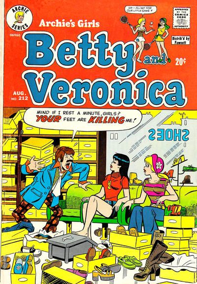 Archie's Girls Betty and Veronica #212 Comic