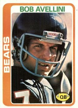 Bob Avellini 1978 Topps #15 Sports Card