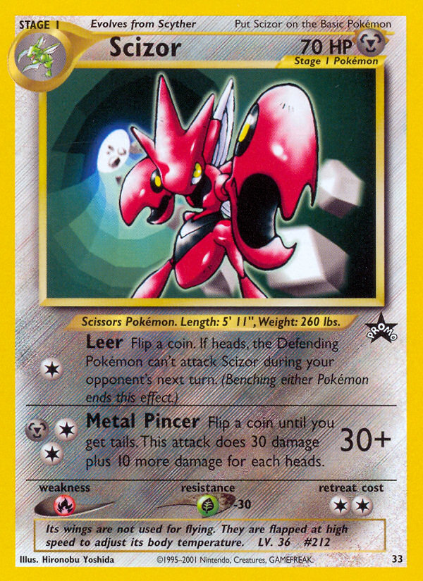 Scizor (33/53) - Wizards Black Star Promos Pokémon Card