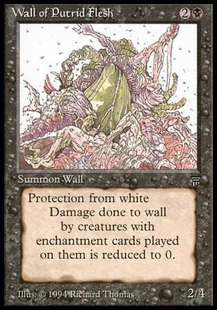 Wall of Putrid Flesh (Legends) Trading Card