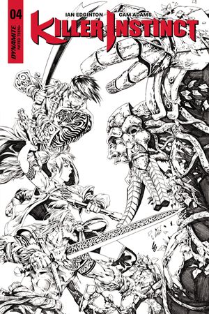 Killer Instinct #4 (Cover D 10 Copy Lau B&w Cover)