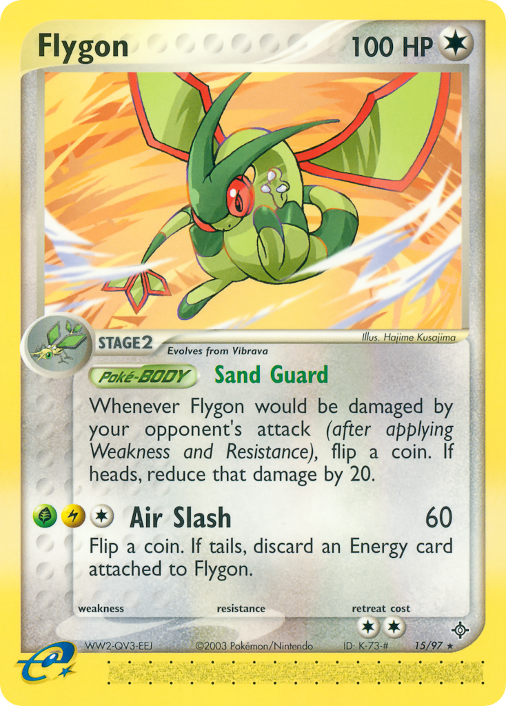 Flygon (15/97) - Dragon Pokémon Card