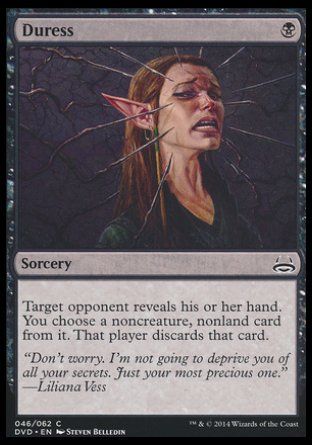 Duress (Duel Decks : Anthology) Trading Card