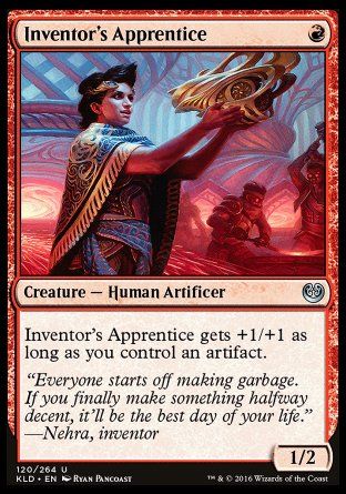 Inventor's Apprentice (Kaladesh) Trading Card