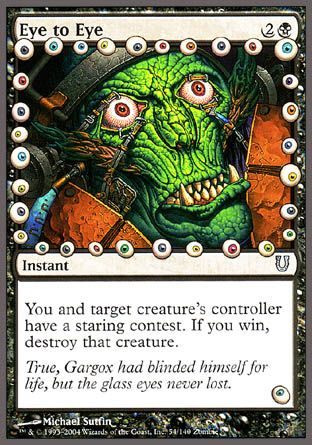 Eye to Eye (Unhinged) Trading Card