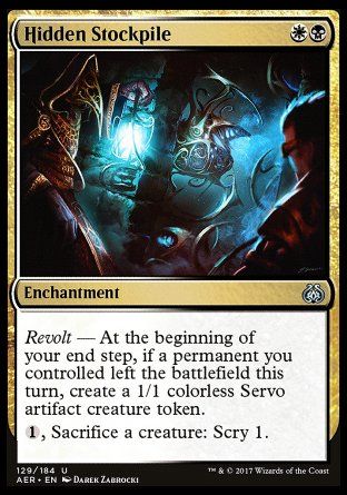 Hidden Stockpile (Aether Revolt) Trading Card