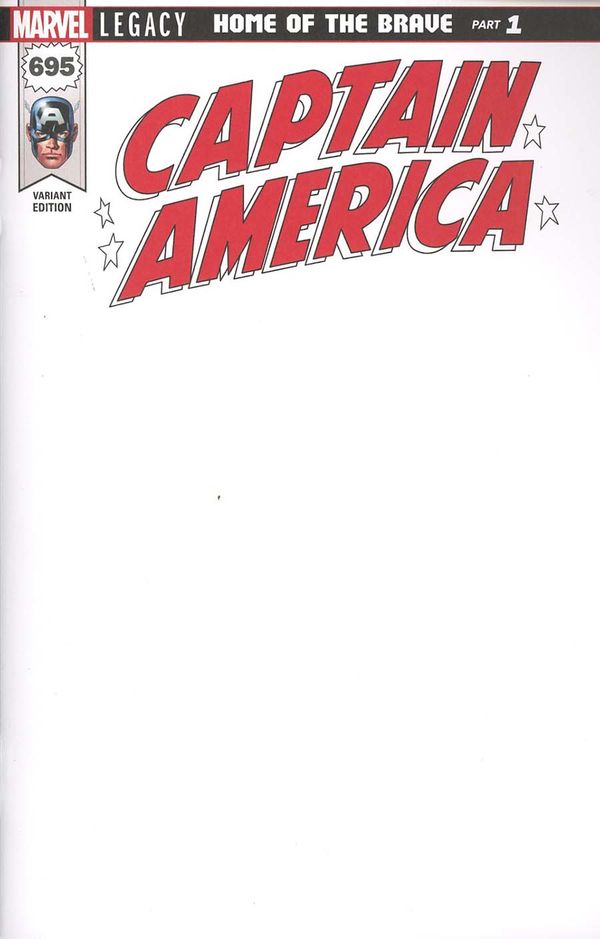 Captain America #695 (Blank Variant Leg)