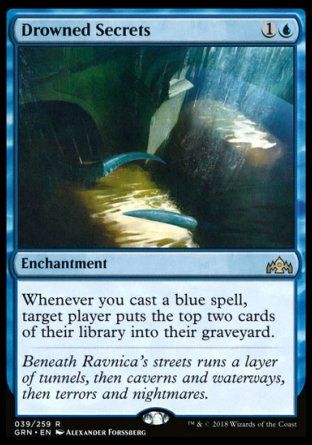 Drowned Secrets (Guilds of Ravnica) Trading Card