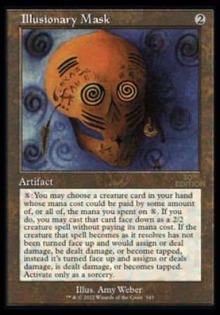 Illusionary Mask (Magic 30th Anniversary Edition - Old Frame) Trading Card