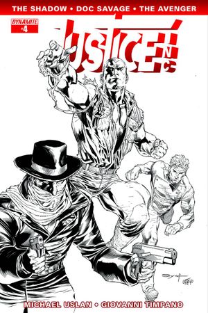 Justice Inc #4 (15 Copy Syaf B&amp;w Incv)