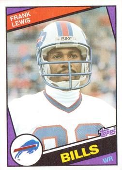 Frank Lewis 1984 Topps #27 Sports Card
