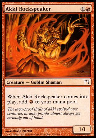 Akki Rockspeaker (Champions of Kamigawa) Trading Card