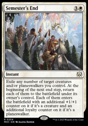 Semester's End (March of the Machine Commander Decks)