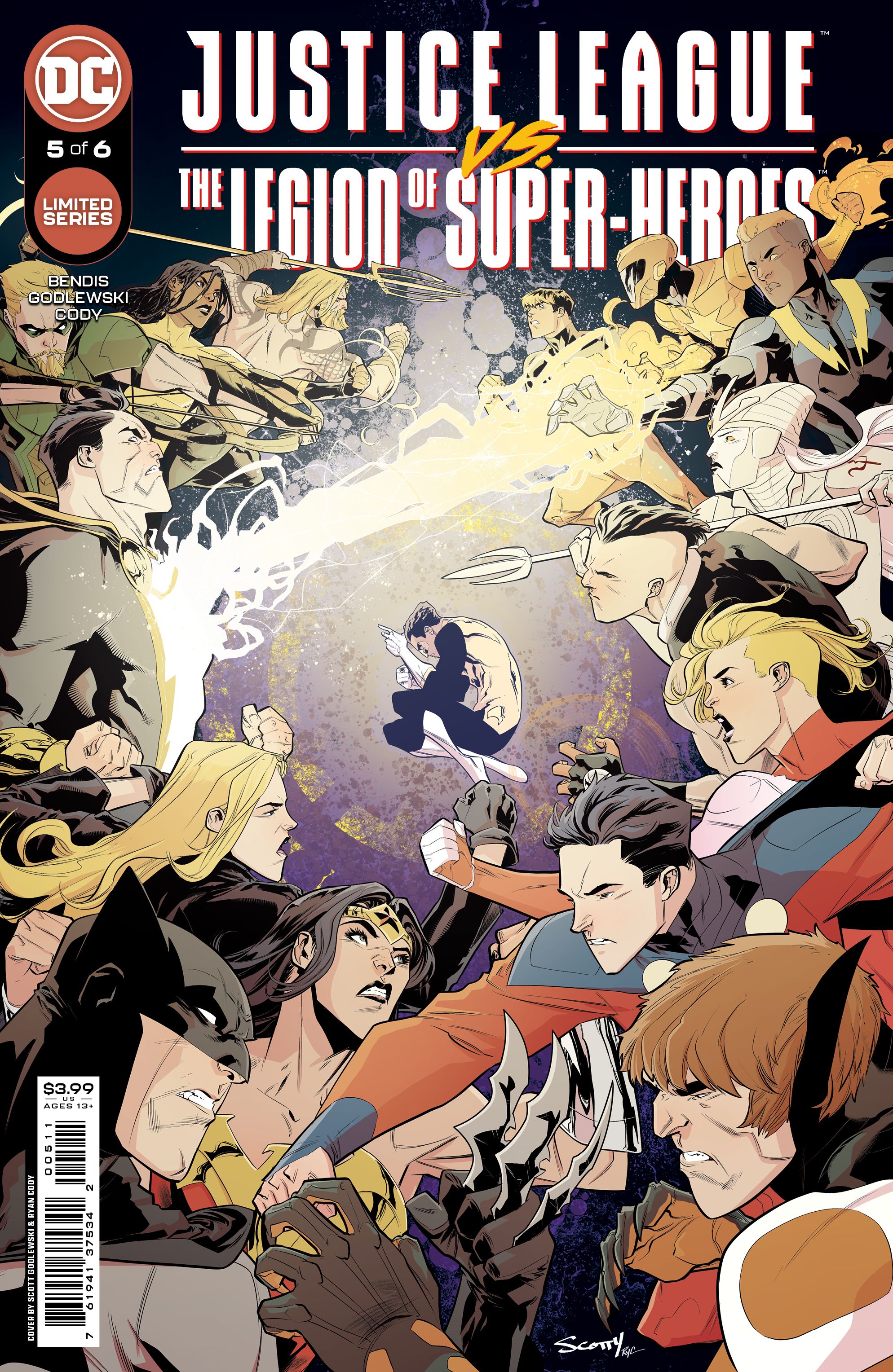 Justice League Vs. The Legion Of Super-heroes #5 Comic