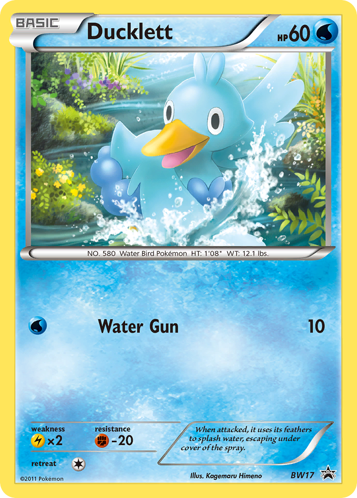 Ducklett Pokémon Card