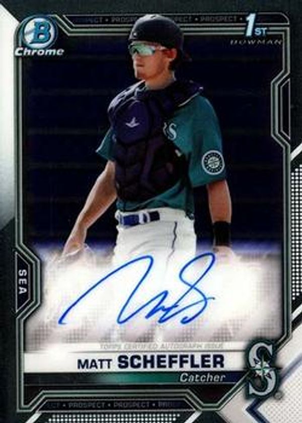 Matt Scheffler 2021 Bowman Chrome - Prospect Autographs Baseball #CPA-MSC