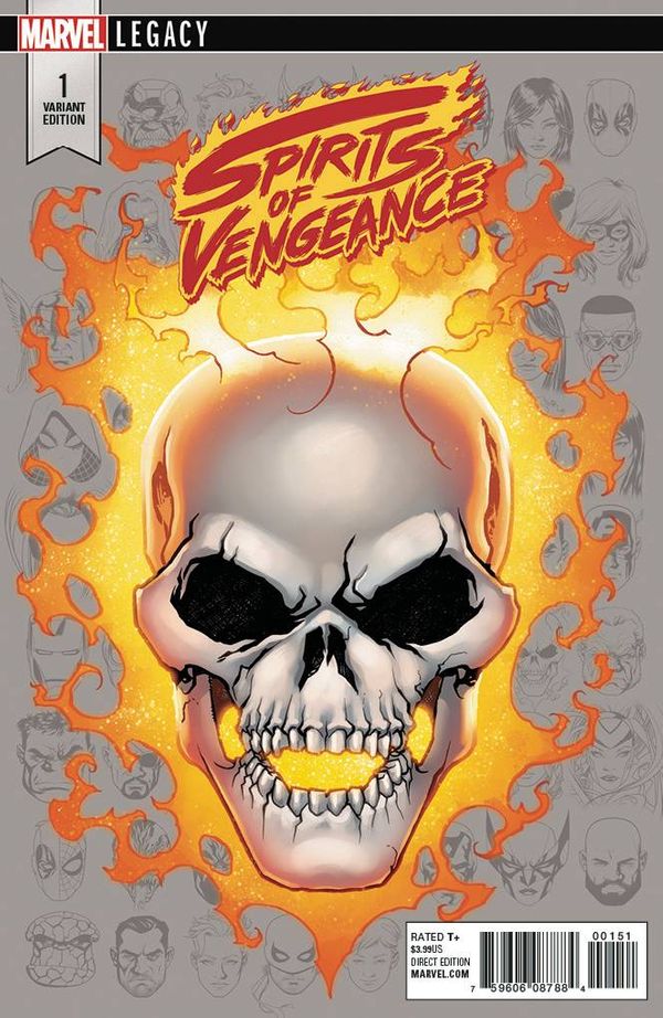 Spirits of Vengeance #1 (Mckone Legacy Headshot Variant Leg)