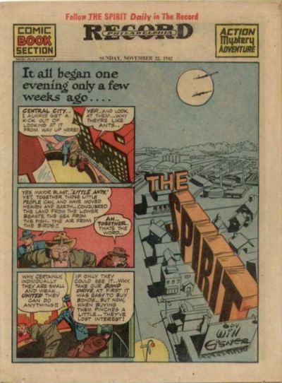 Spirit Section #11/22/1942 Comic