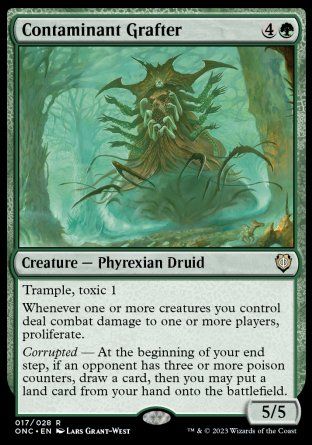 Contaminant Grafter (Phyrexia: All Will Be One Commander Decks) Trading Card