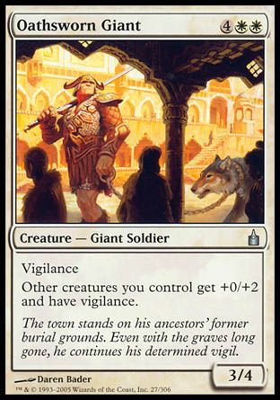 Oathsworn Giant (Ravnica: City of Guilds) Trading Card