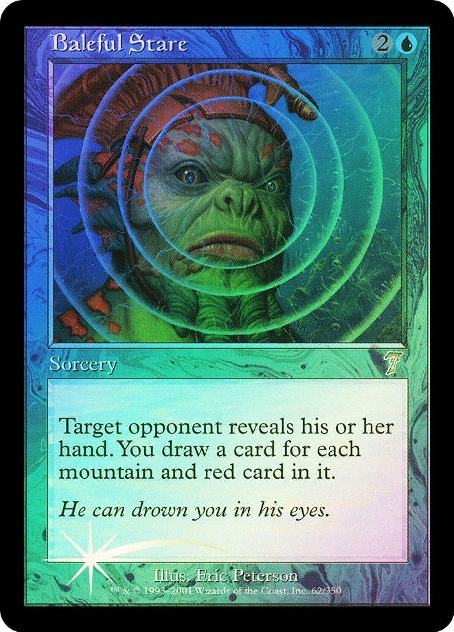 Baleful Stare (7th Edition - Foil) Trading Card