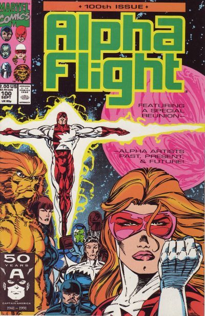 Alpha Flight #100 Comic