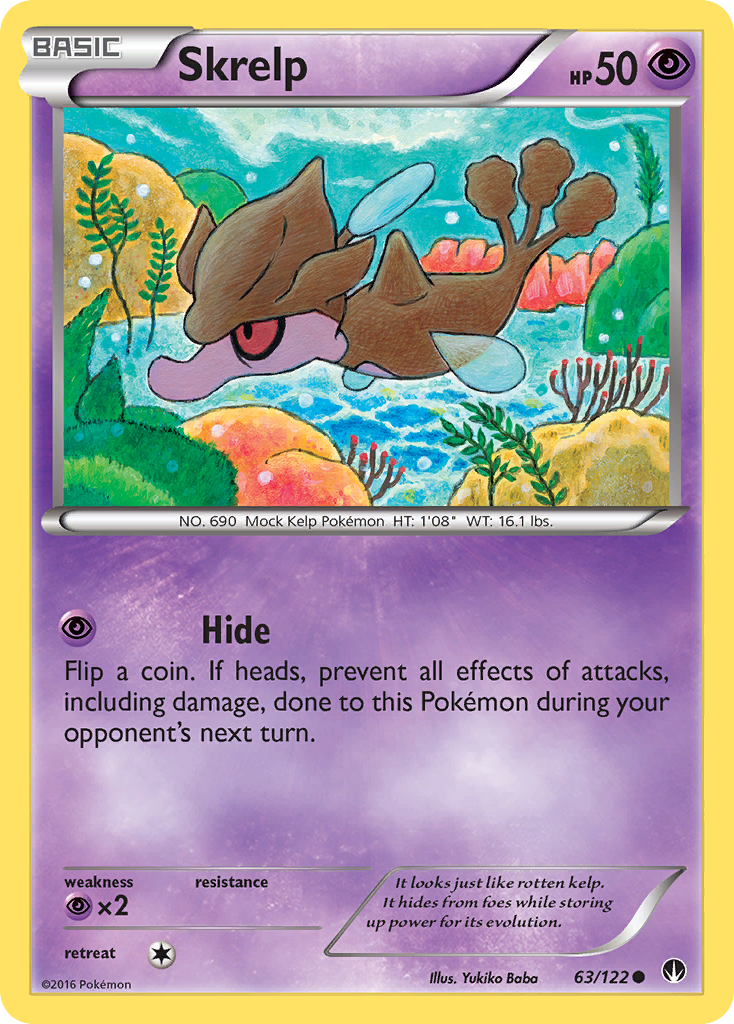 Skrelp (63/122) - BREAKpoint Pokémon Card