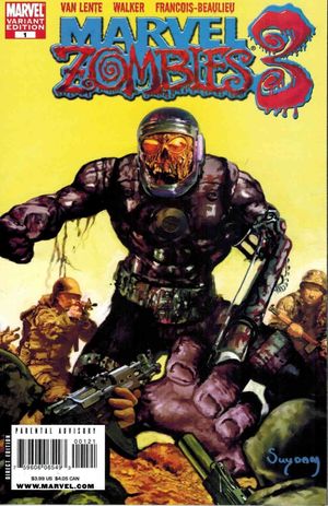 Marvel Zombies 3 #1 (Zombie Variant Cover)