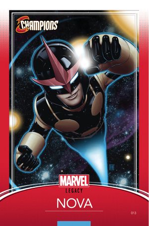 Champions #13 (Christopher Trading Card Variant Leg)