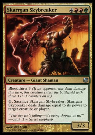 Skarrgan Skybreaker (Heroes vs. Monsters) Trading Card