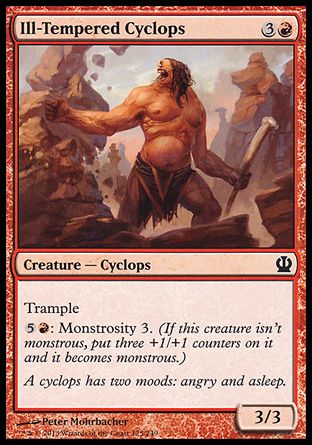 Ill-Tempered Cyclops (Theros) Trading Card