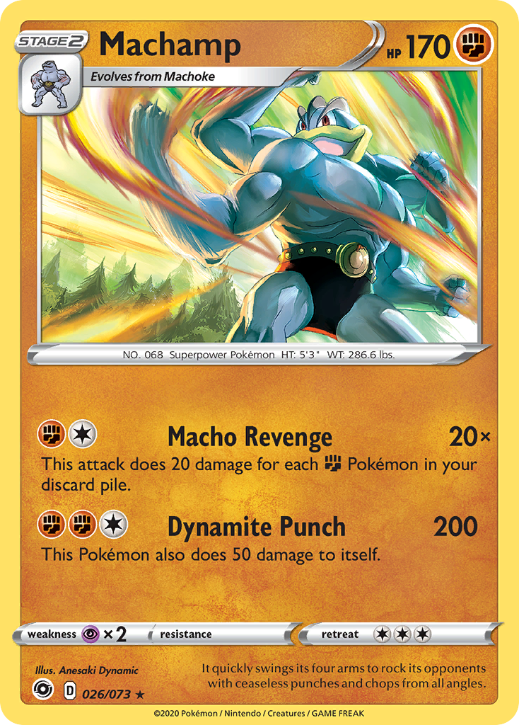 Machamp (26/73) - Champion's Path Pokémon Card