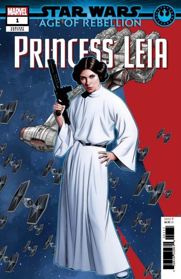Star Wars: Age of Rebellion - Princess Leia #1 (McKone Puzzle Piece Variant)
