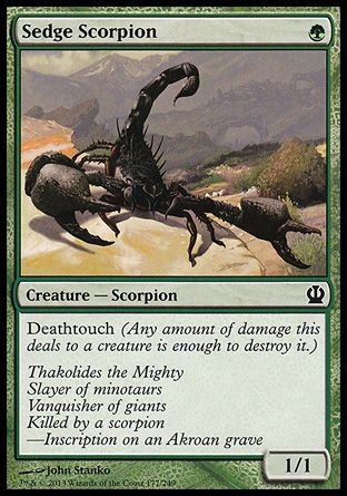 Sedge Scorpion (Theros) Trading Card